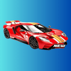 Burago 41166 1/32 2022 Ford GT Heritage Edition