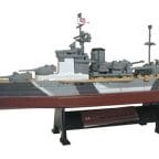 Warships of WW2 1/1000 HMS Queen Elizabeth  - 1943