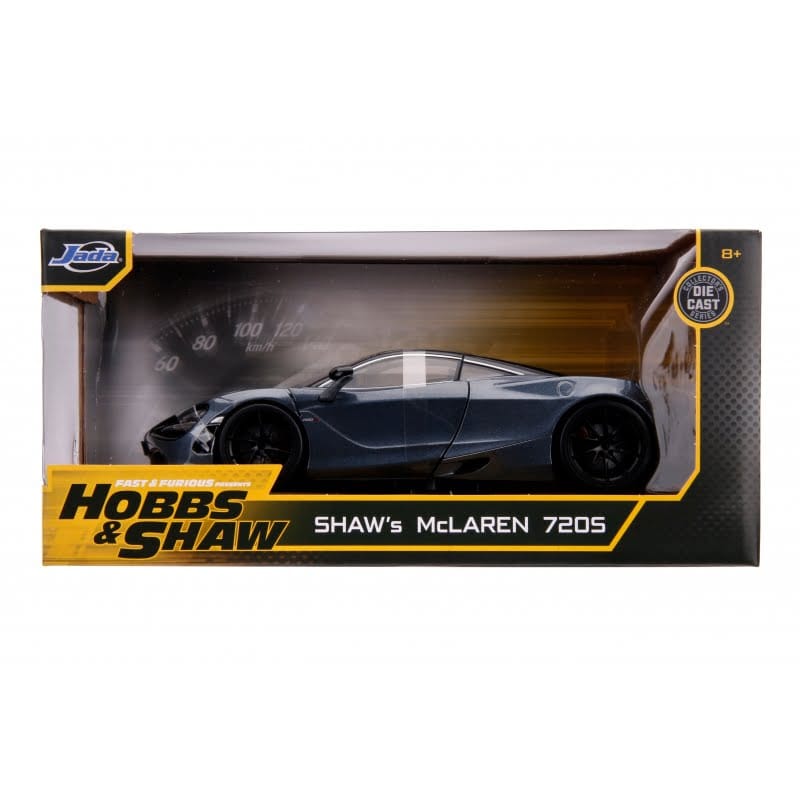 Jada 30754 1/24 Fast & Furious Hobbs & Shaw Shaw's McLaren 720s - Image 2
