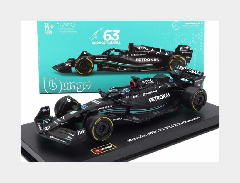 Burago 38081 1/43 F1 W14 E No 63 George Russell Petronas