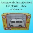 Pocketbond Classix EM76606 1/76 Morris J Estate Ambulance