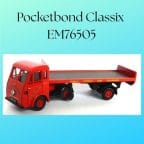 Pocketbond Classix EM7505 1/76 Jen Tug head and Tail Board Trailer Corona Soft Drinks